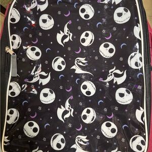 Disney NBC backpack, Pink Plaid Skull backpack, Burgundy, Black, Grey backpacks